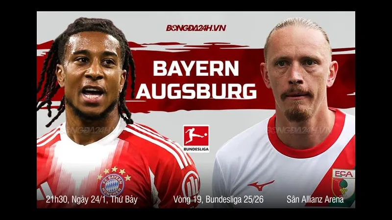 Cầu thủ Bayern Munich và Augsburg tranh chấp bóng trên sân - Phân tích chiến Cầu thủ Bayern Munich và Augsburg tranh chấp bóng trên sân - Phân tích chiến